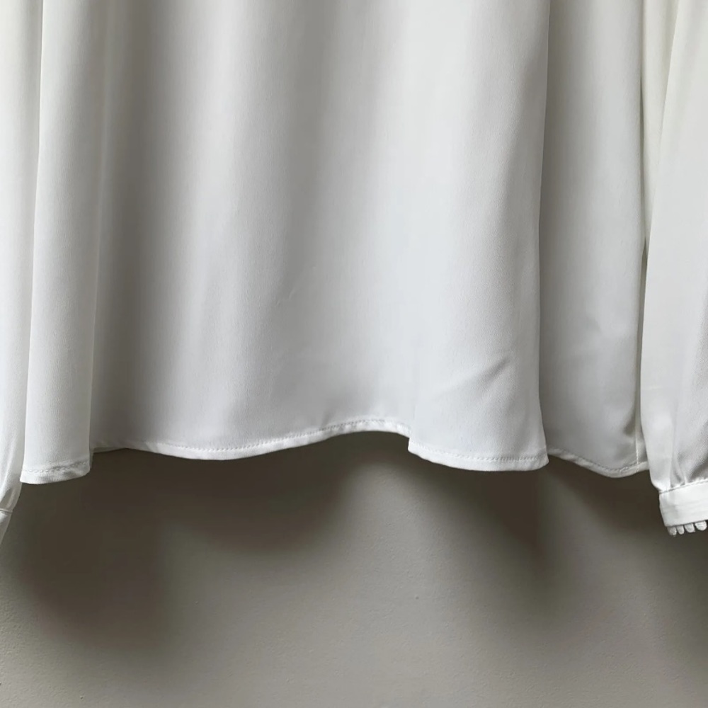 House of bruar shirt blouse size uk 14 ivory classic - Picture 6 of 15